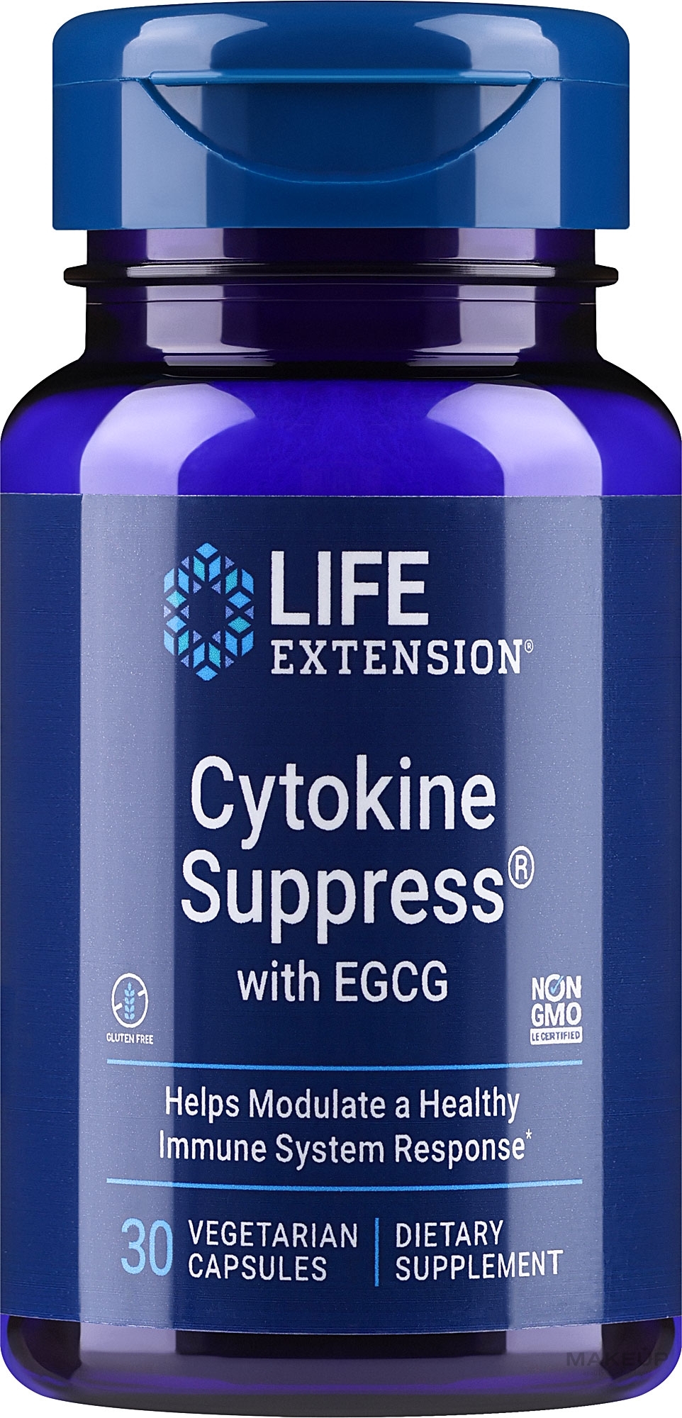 Suplement diety w kapsułkach wzmacniający odporność - Life Extension Cytokine Suppress With EGCG — Zdjęcie 30 szt.