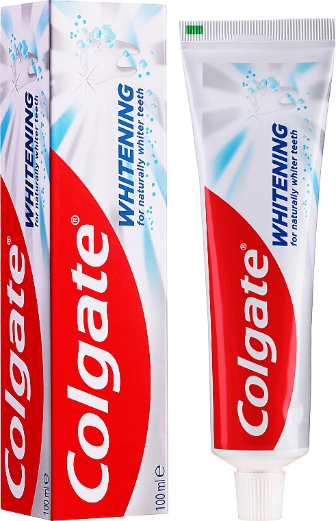 Wybielająca pasta do zębów - Colgate Whitening Fluoride And Calcium — Zdjęcie N2