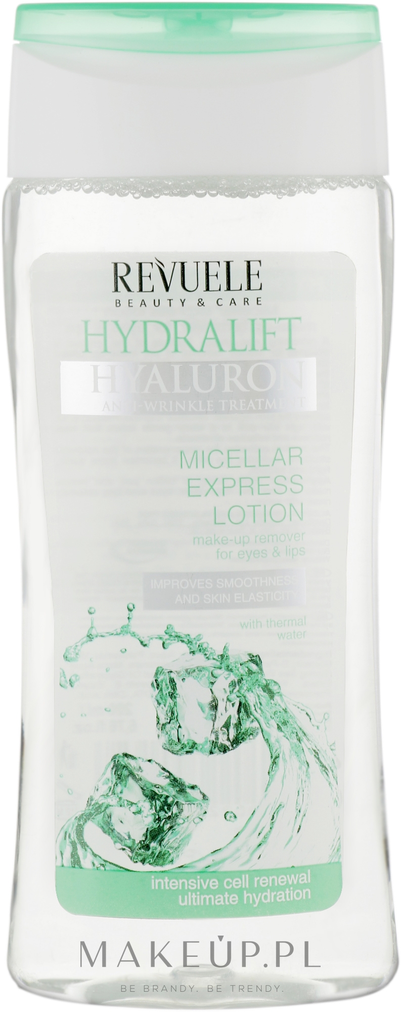 Ekspresowy płyn micelarny do demakijażu - Revuele Hydralift Hyaluron Micellar Express Lotion — Zdjęcie 200 ml