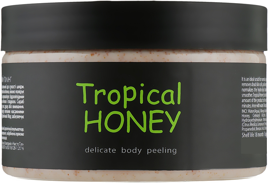 Delikatny peeling do ciała Tropical Honey - ChistoTel — Zdjęcie N1