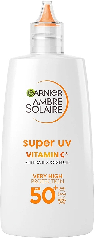 Płyn z filtrem przeciwsłonecznym - Garnier Ambre Solaire Super UV Vitamin C SPF50 — Zdjęcie N1