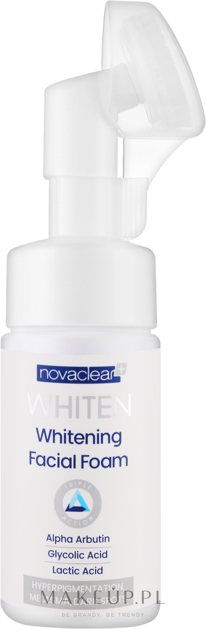 Pianka do twarzy - Novaclear Whiten Whitening Facial Foam — Zdjęcie 100 ml