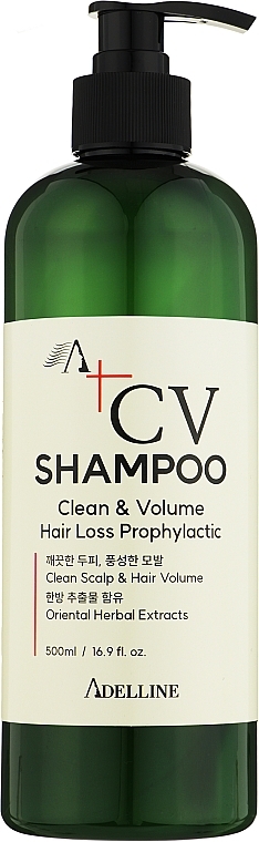 Szampon zwiększający objętość włosów - Adelline Clean & Volume Shampoo — Zdjęcie N1