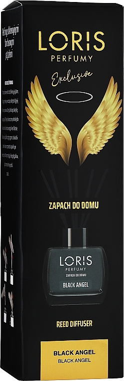 Dyfuzor zapachowy Czarny Anioł - Loris Parfum Reed Diffuser Black Angel — Zdjęcie N1