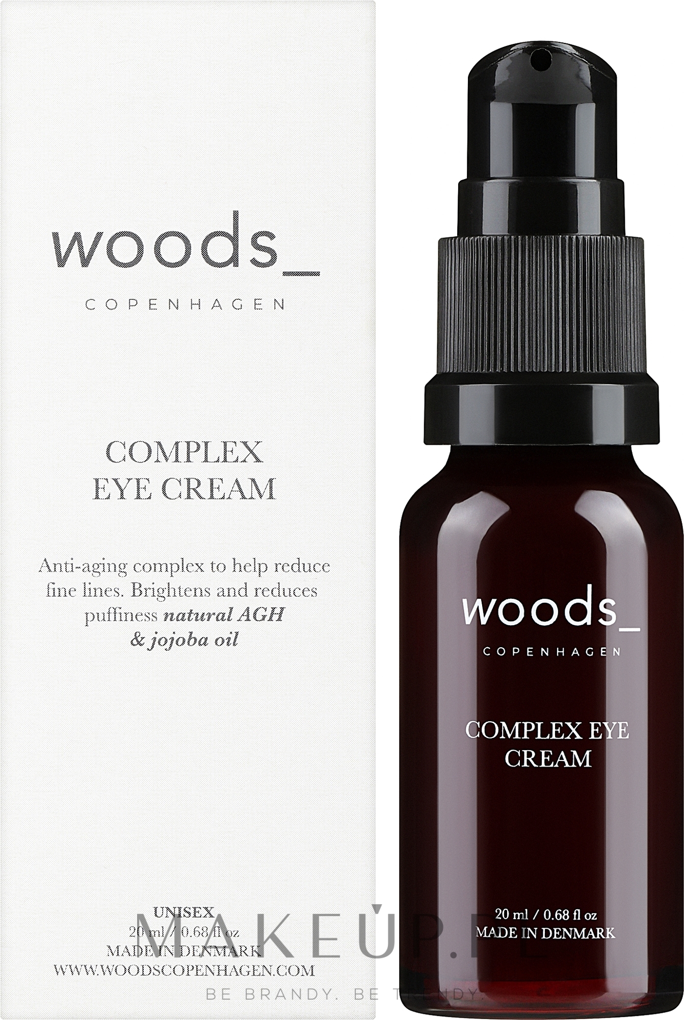 Przeciwstarzeniowy krem pod oczy z alfa-glukozylohesperydyną - Woods Copenhagen Complex Eye Cream — Zdjęcie 20 ml