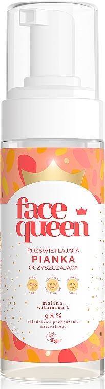 Rozświetlająca pianka oczyszczająca - Only Bio Face Queen — Zdjęcie N1