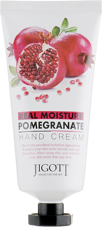 Krem do rąk z ekstraktem z granatu - Jigott Real Moisture Pomegranate Hand Cream — Zdjęcie N2