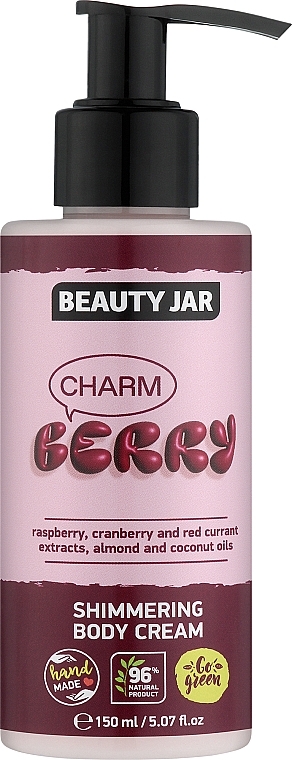 Błyszczący krem do ciała Charm Berry - Beauty Jar Body Cream — Zdjęcie N1