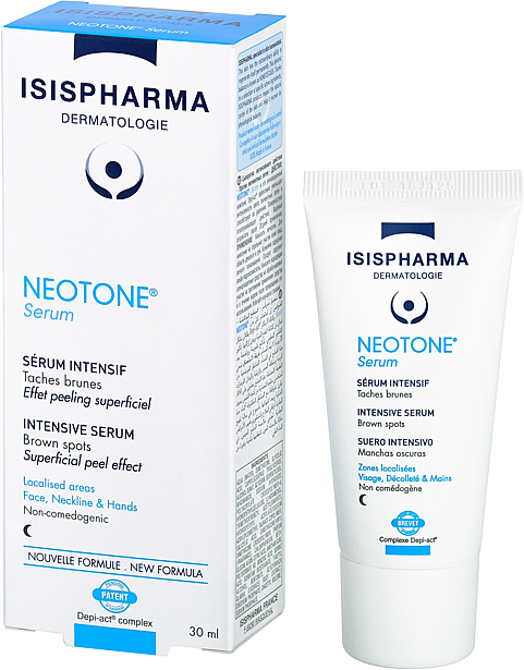 Serum do twarzy na noc likwidujące przebarwienia skóry - Isispharma Neotone Intensive Serum — Zdjęcie N2
