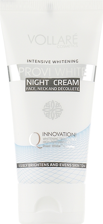 Intensywnie wybielający krem na noc - Vollare Provi White Intensive Whitening Night Cream — Zdjęcie N2