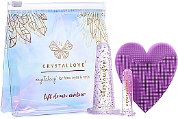 Bańki silikonowe do masażu twarzy, szyi i dekoltu - Crystallove Crystalcup For Face, Eyes & Neck — Zdjęcie N1