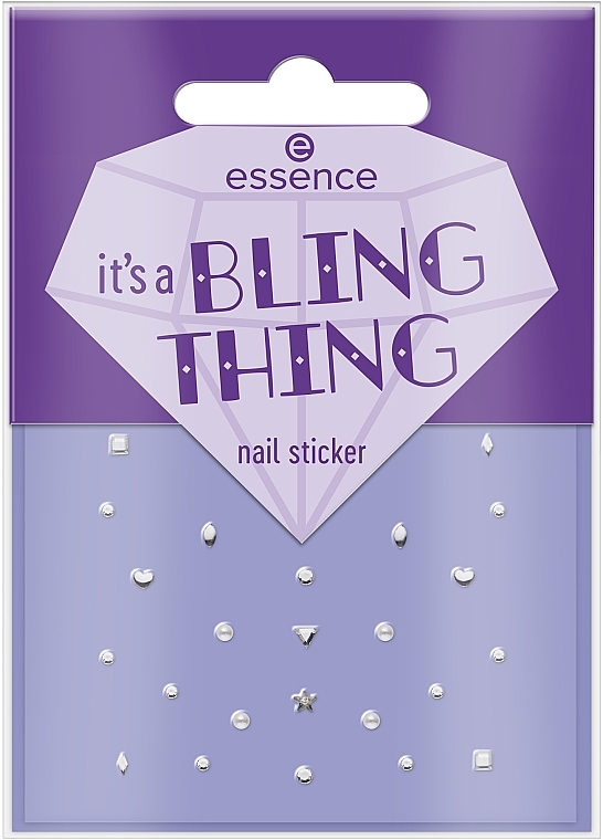 Naklejki na paznokcie - Essence It's A Bling Thing Nail Sticker — Zdjęcie N1