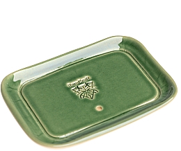 Ceramiczna mydelniczka, zielona - RareCraft Soap Dish Green — Zdjęcie N2