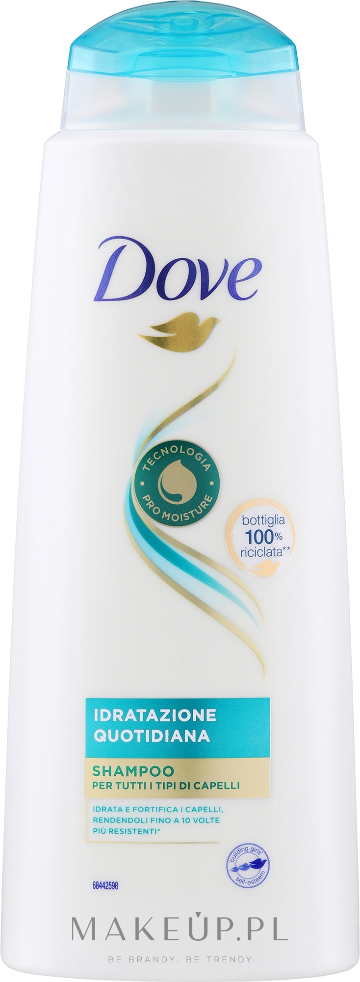Szampon do włosów suchych - Dove Nutrive Solutions Daily Moisture Shampoo — Zdjęcie 360 ml