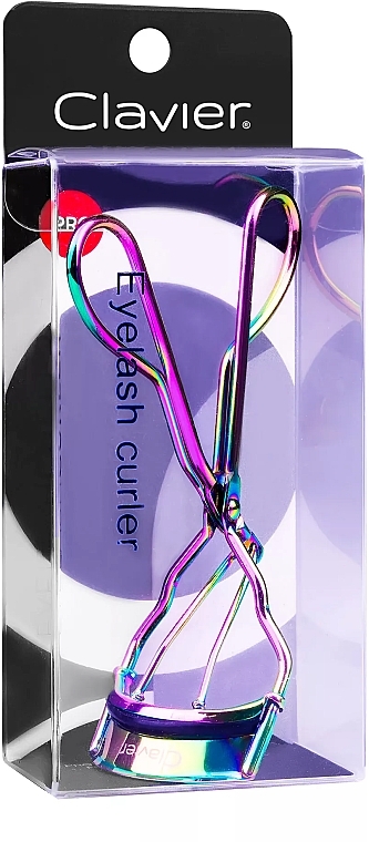 Profesjonalna zalotka do rzęs, tęczowa - Clavier Pro Eyelash Curler Rainbow — Zdjęcie N3