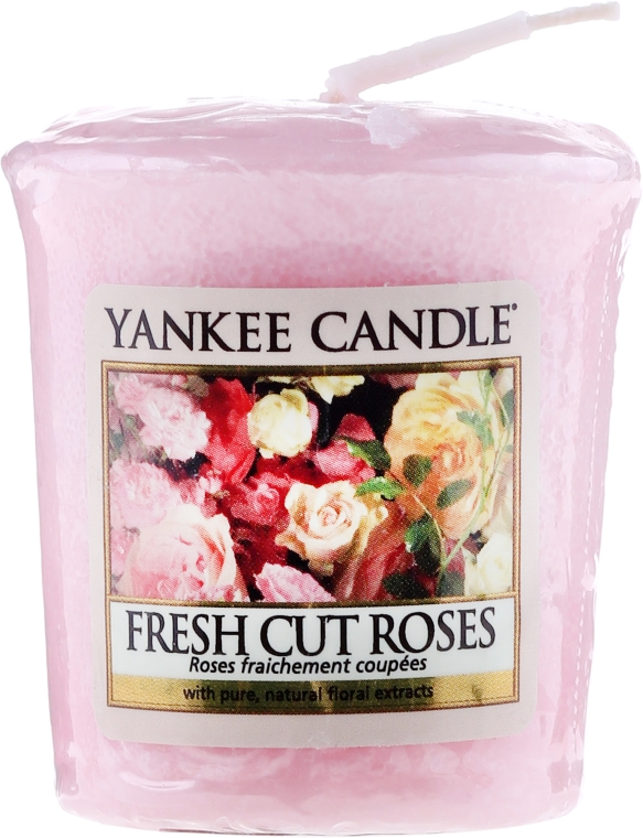 Świeca zapachowa sampler - Yankee Candle Scented Votive Fresh Cut Roses — Zdjęcie N1