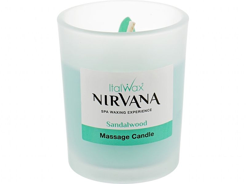 Aromatyczna świeca do masażu Nirvana. Drzewo sandałowe - ItalWax Nirvana Sandalwood Spa Massage Candle — Zdjęcie N2