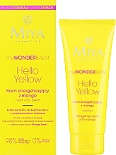 Energetyzujący krem z mango - Miya Cosmetics My Wonder Balm Hello Yello — Zdjęcie N1
