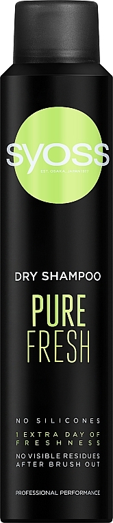 PRZECENA! Suchy szampon do włosów - Syoss Pure Fresh Dry Shampoo * — Zdjęcie N1