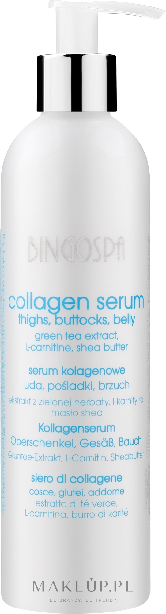 Serum kolagenowe na uda, pośladki i brzuch - BingoSpa Serum Collagen  — Zdjęcie 280 g