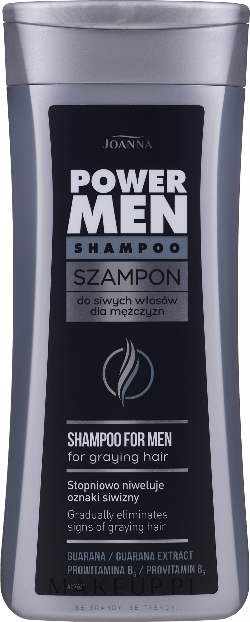 Szampon do włosów siwych dla mężczyzn - Joanna Power Hair — Zdjęcie 200 ml