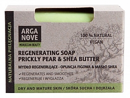 Naturalne mydło regenerujące z opuncją figową i masłem shea - Arganove Prickly Pear & Shea Butter Regenerating Soap — Zdjęcie N1