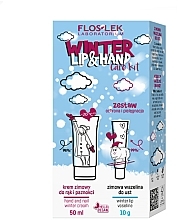 Kup Zestaw do ochrony i pielęgnacji - Floslek Winter Lip&Hand Care Kit (h/mask/50ml + lip/balm/10g)