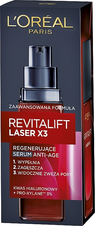 Regenerujące serum anti-age do twarzy - L'Oreal Paris Revitalift Laser X3 — Zdjęcie N7