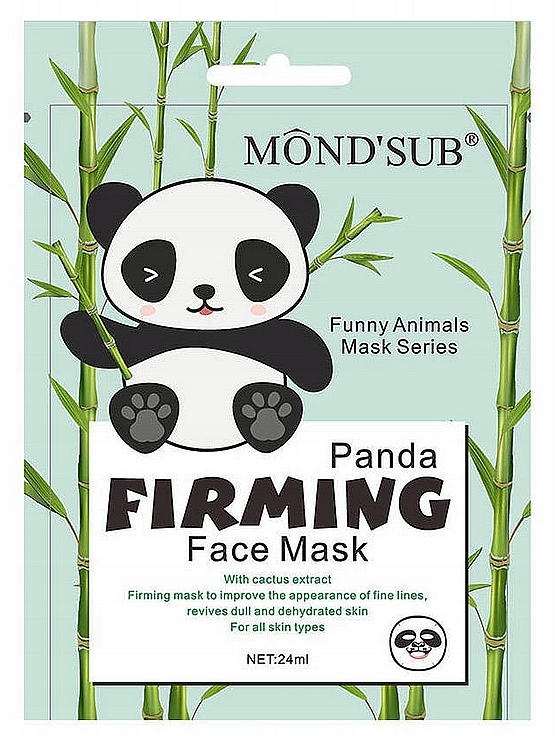 Zestaw - Mond'Sub Funny Panda Set (f/mask/24ml + cosmetic/bandage/1szt) — Zdjęcie N2
