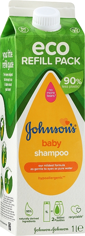 Szampon dla dzieci (uzupełnienie) - Johnson’s® Baby Gold Refill — Zdjęcie N1