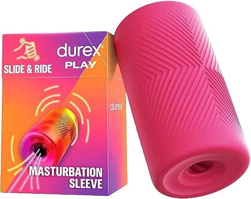 Elastyczny rękaw do masturbacji - Durex Play Slide & Ride Masturbation Sleeve  — Zdjęcie N1