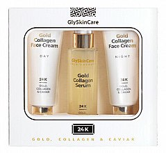 Kup Zestaw - GlySkinCare Gold Collagen (2 x cr 50 ml + ser 50 ml)