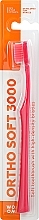 Kup Miękka ortodontyczna szczoteczka do zębów, różowa - Woom Ortho Soft 3000 Toothbrush
