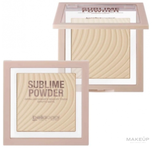 Matujący puder do twarzy - Bellaoggi Sublime Powder — Zdjęcie 110 - Fair