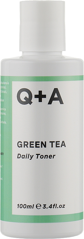 Oczyszczający tonik do twarzy z zieloną herbatą - Q + A Green Tea Daily Toner — Zdjęcie N2