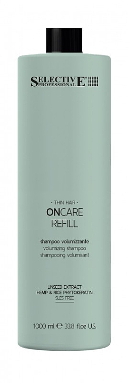 Szampon do włosów cienkich lub przerzedzonych - Selective Professional Oncare Refill Shampoo — Zdjęcie N2