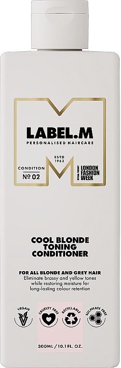 Tonizująca odżywka do włosów - Label.m Cool Blonde Toning Conditioner — Zdjęcie N1