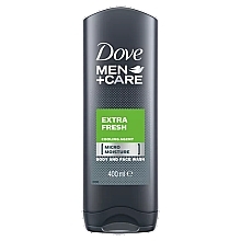 Żel pod prysznic - Dove Men+Care Extra Fresh Micro Moisture Body And Face Wash  — Zdjęcie N1