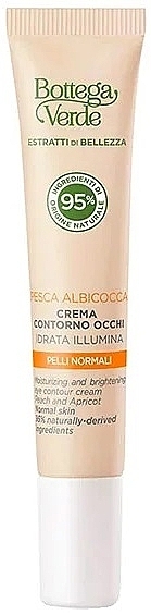 Krem pod oczy z brzoskwinią i morelą - Bottega Verde Beauty Extracts Peach & Apricot Eye Contour Cream — Zdjęcie N1