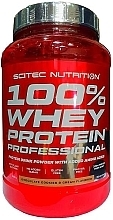 Białko serwatkowe - Scitec Nutrition 100% Whey Protein Professional Chocolate Cookies & Cream — Zdjęcie N2