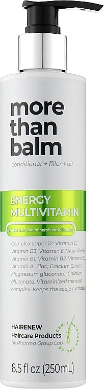 Balsam do włosów Witaminizacja przez 30 dni - Hairenew Energy Multivitamin Balm Hair — Zdjęcie N2