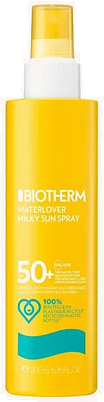 Spray przeciwsłoneczny do ciała i twarzy SPF50 - Biotherm Waterlover Milky Sun Spray SPF50 — Zdjęcie N1