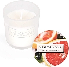 Aromatyczna świeca wotywna Świeży grejpfrut i czarna porzeczka - Heart & Home Fresh Grapefruit And Black Currant Votive Candle — Zdjęcie N2