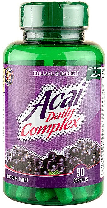 Suplement diety - Holland & Barrett Acai Daily Complex 1000mg — Zdjęcie N1