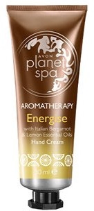 Krem do rąk z bergamotką i cytryną - Avon Aromatherapy Energise Hand Cream
