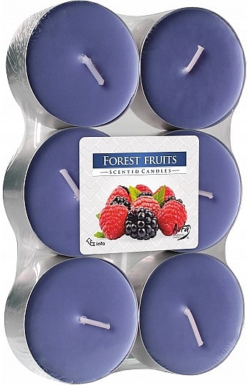 Zestaw podgrzewaczy Owoce leśne - Bispol Forest Fruits Maxi Scented Candles — Zdjęcie N1