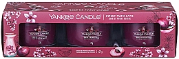Kup Zestaw świec zapachowych Sweet Plum Sake - Yankee Candle Sweet Plum Sake (candle/3x37g)