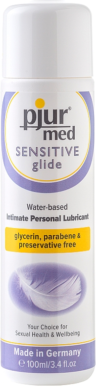 Delikatny lubrykant na bazie wody - Pjur Med Sensitive Glide — Zdjęcie N2