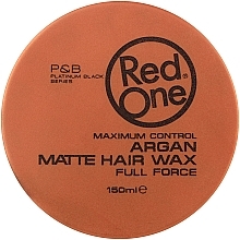 Kup Ultra-mocny matujący wosk do włosów z olejkiem arganowym - RedOne Argan Matte Hair Wax Full Force