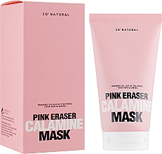 Kup Oczyszczająca maseczka foliowa z kalaminą dla skóry z problemami - So Natural Pink Eraser Calamine Mask